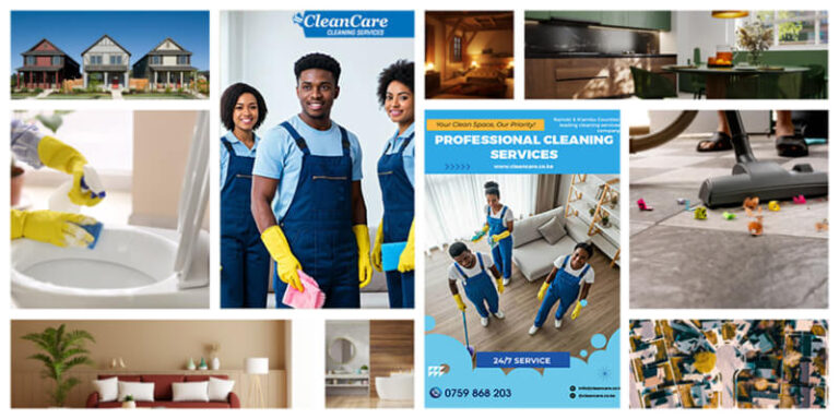 best cleaning services nairobi kiambu kenya collage wide banner